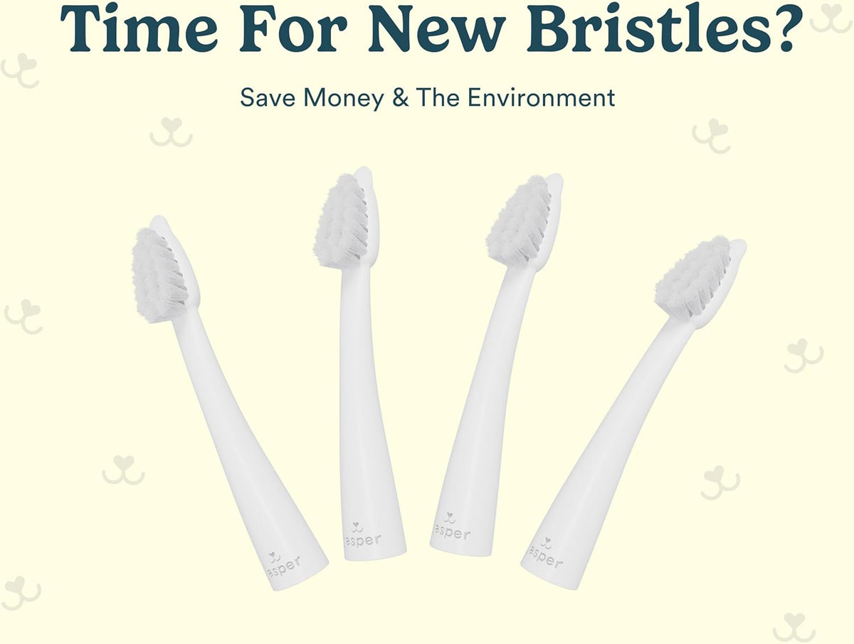 Jasper Microbrush Cat Toothbrush, Soft-Bristled Toothbrush Kit for Felines & Small Dogs, Non-Slip