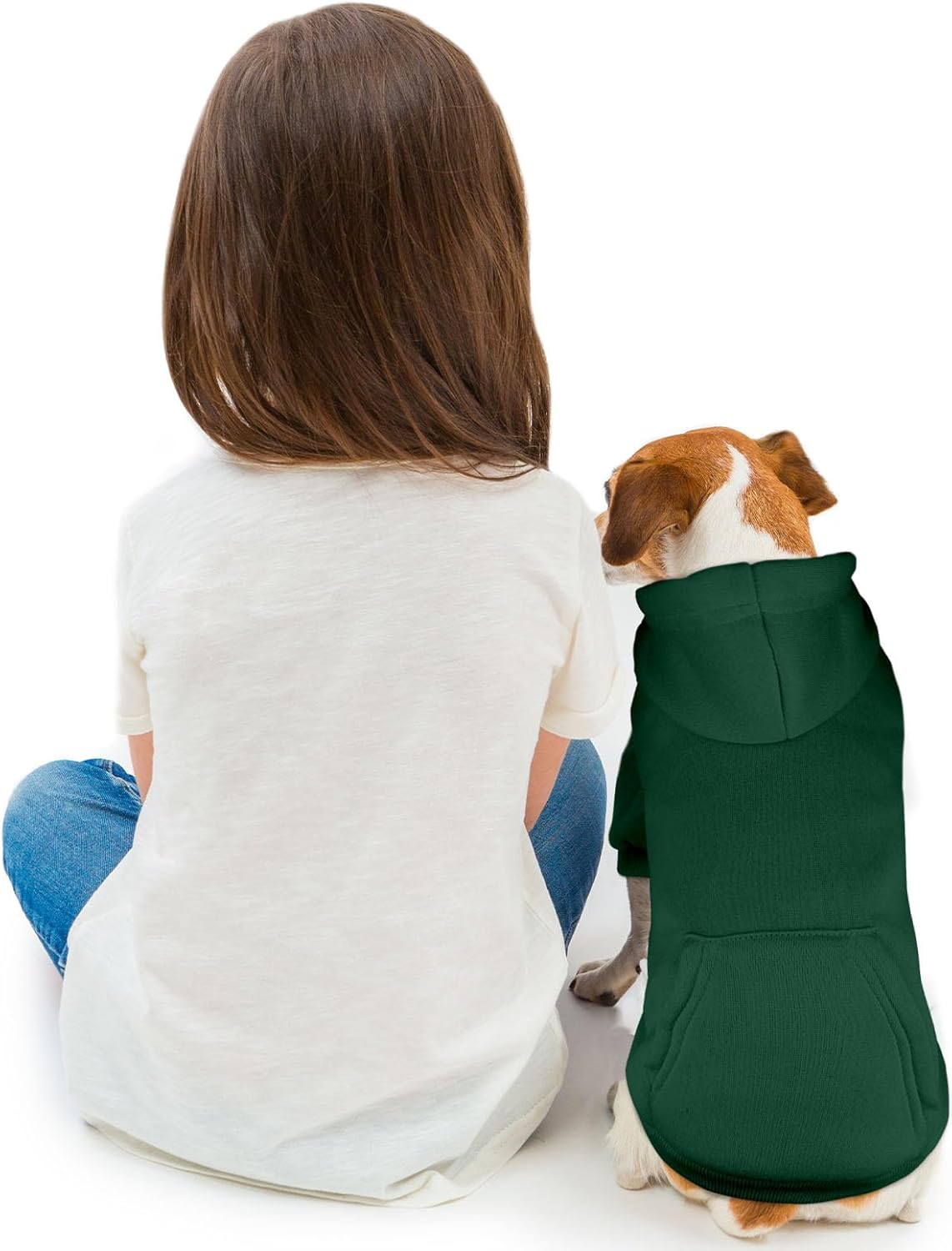 Dog Sweaters for Medium Dogs Dog Hoodie Pet Sweater Solid Soft Brushed Fleece Pet Clothes Hoodie