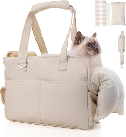 Dog Carriers for Small Dogs, Soft Sided Folding Small Dog Carrier for Dogs Medium Cats Puppies up