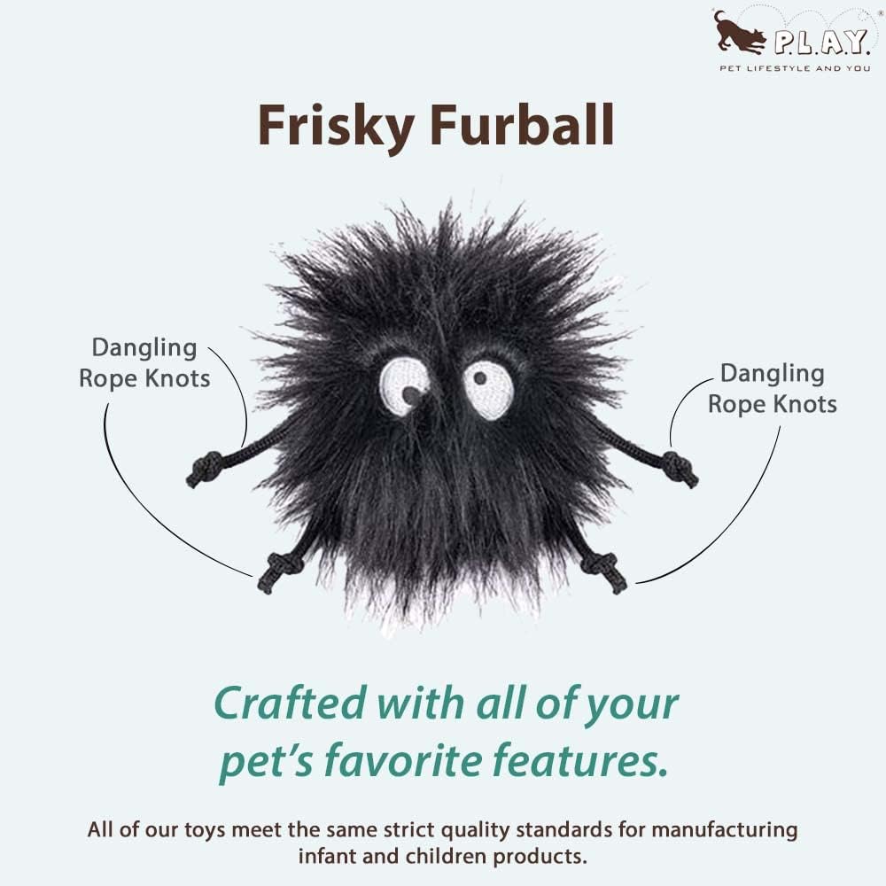 P.L.A.Y. Cute Plush Cat Toys - Feline Frenzy Animal Critter Themed Catnip Filled Toy, Great for