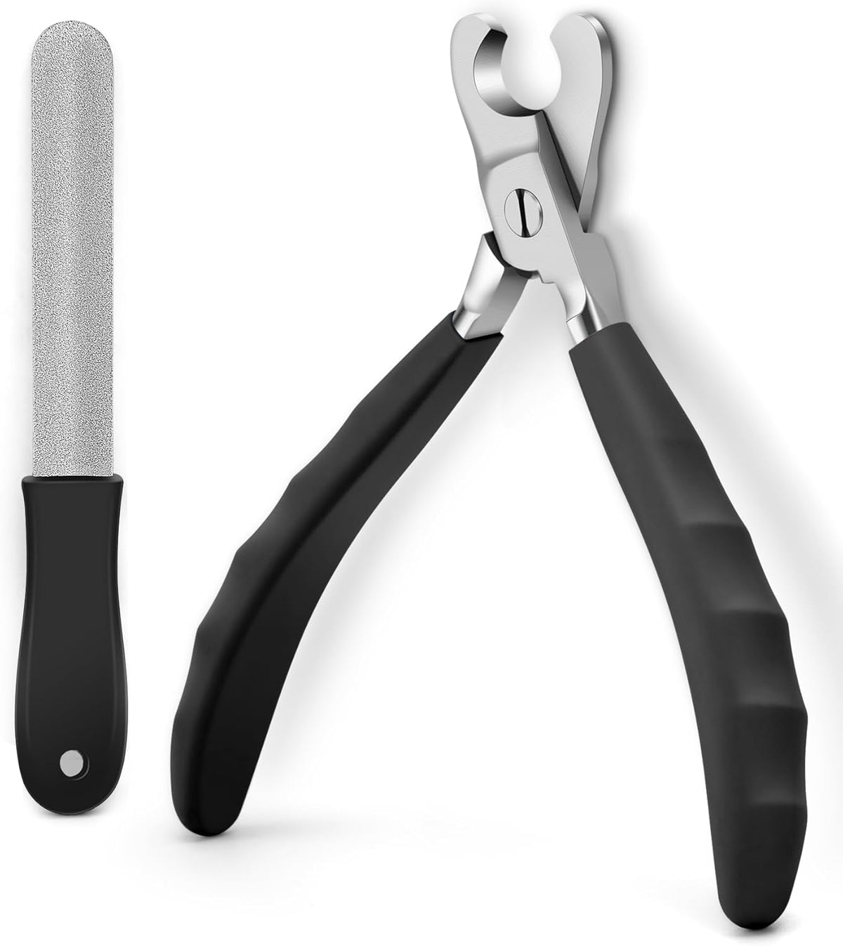 Heavy Duty Dog Nail Clippers -【Cuts Thick Nails Like Butter】【Upgraded Large Opening】 Professional