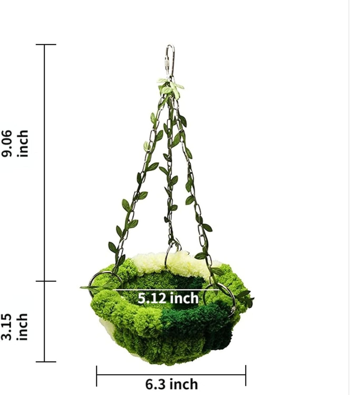 Bird Nest Hanging Hammock Bed Toy for Small Medium Pet Parrot Parakeet Cockatiel Conure Cockatoo