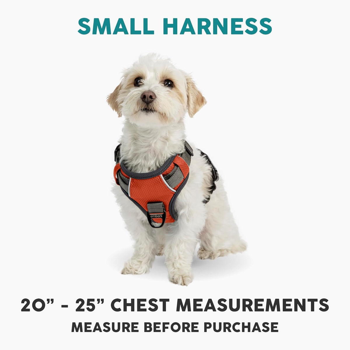Embark Adventure Dog Harness, Reflective Trim No Pull Dog Harnesses for Small Sized Dogs - Military