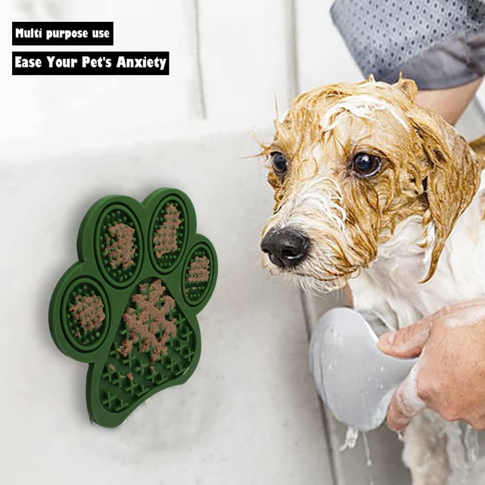 Lick Mat for Dogs and Cats, Premium Lick Pad with Suction Cups,Dog Slow Feeder Dowl Mat for Bathing