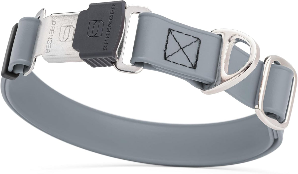 Dogline Biothane Waterproof Dog Collar with Herm Sprenger Stainless Steel Quick Release Buckle
