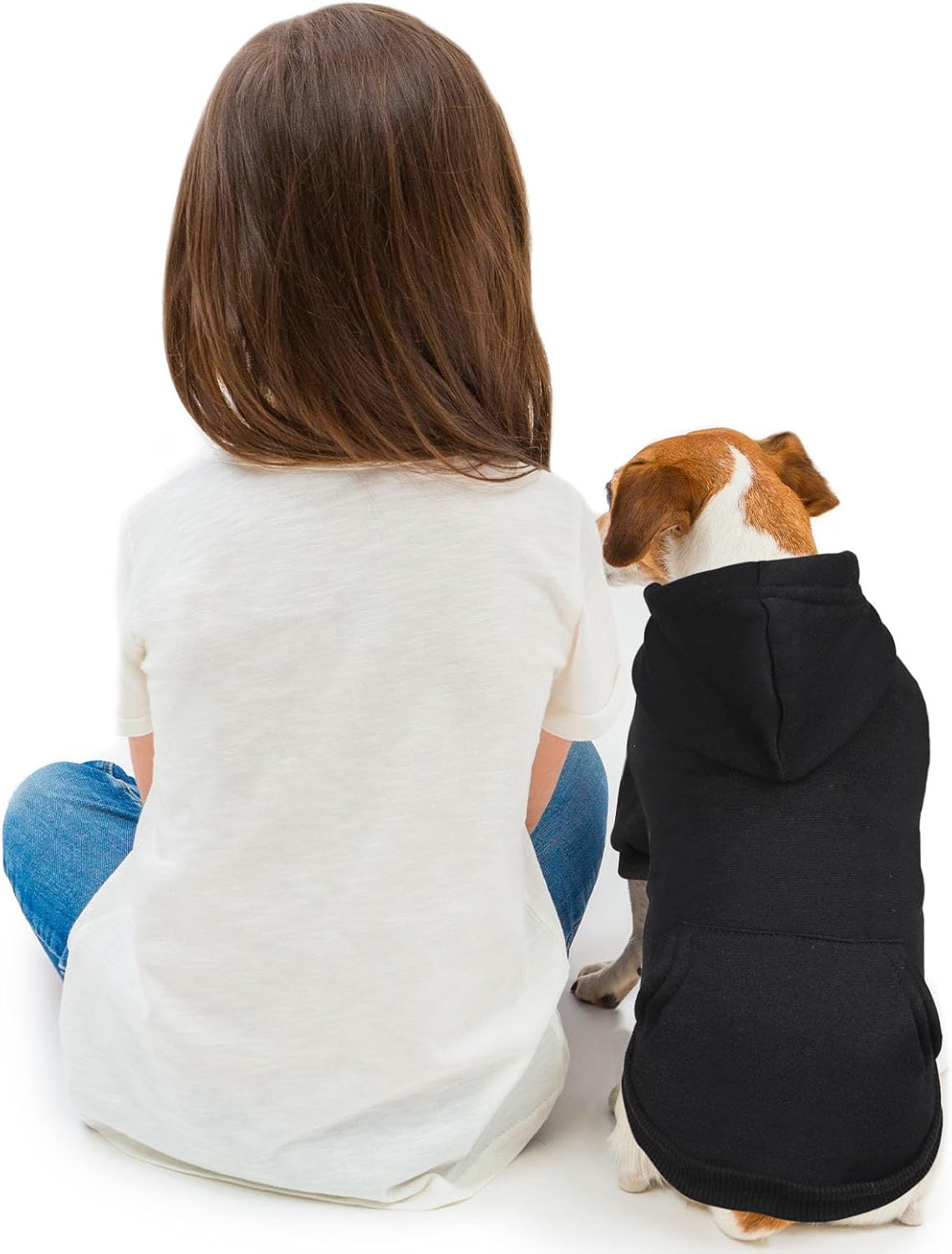 Dog Sweaters for Small Dogs Dog Hoodie Pet Sweater Soft Solid Brushed Fleece Pet Clothes Hoodie