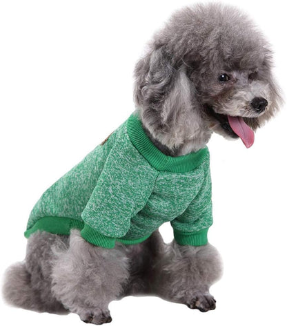 Jecikelon Dog Clothes Dogs Sweater Soft Puppies Clothing Winter Puppy Sweaters Warm Outfit for Dogs