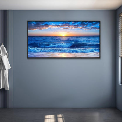 Wapluam Black Framed Canvas Wall Art For Living Room Large Wall Decor For Bedroom Office Wall