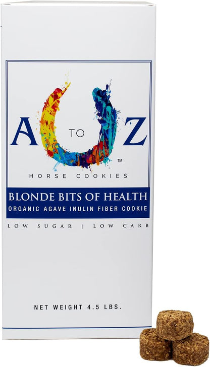 Horse Treats, Blonde Bits of Health, Low Carb/Sugar, A Softer Cookie, Wheat, Corn, Soy & Alfalfa