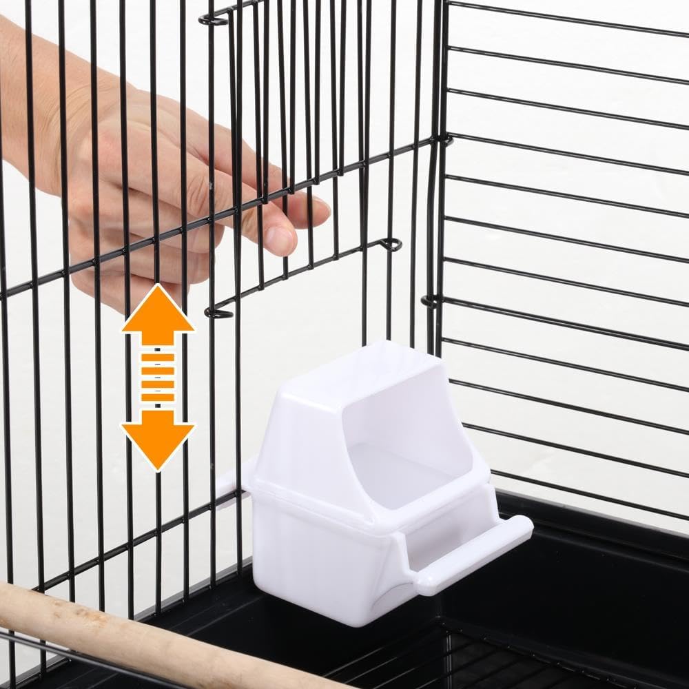 Yaheetech Open Play Top Travel Bird Cage for Conure Sun Parakeet Green Cheek Conure Lovebird Budgie