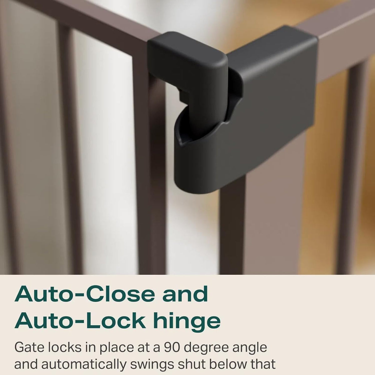 Cumbor 29.7-48" Baby Gate for Stairs, Mom's Choice Awards Winner-Dog Gate for Doorways, Auto Close