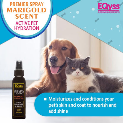 EQyss Premier Pet Spray Marigold Scent - Moisturizes & Conditions for Healthy Skin/Coat