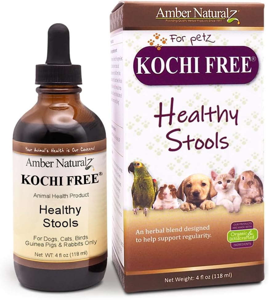 Amber NaturalZ Kochi Free Herbal Supplement for Dogs, Cats, Birds, Rabbits, and Guinea Pigs |