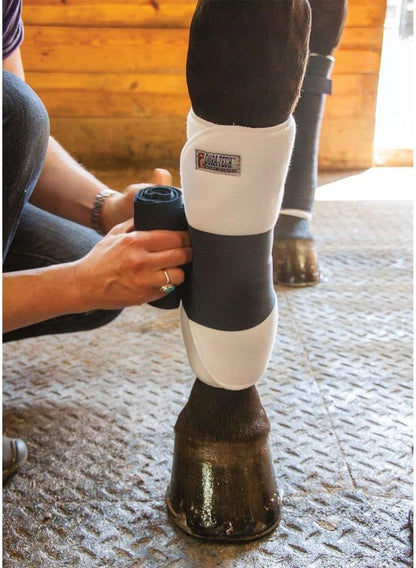 Dura-Tech Tekno-Dri No Bow Leg Wraps for Horses | Size 16" | Enhanced with Tekno-Dri |