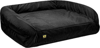 K9 Ballistics Tough Orthopedic XL Extra Large Bolster Dog Bed - Washable, Durable and Water