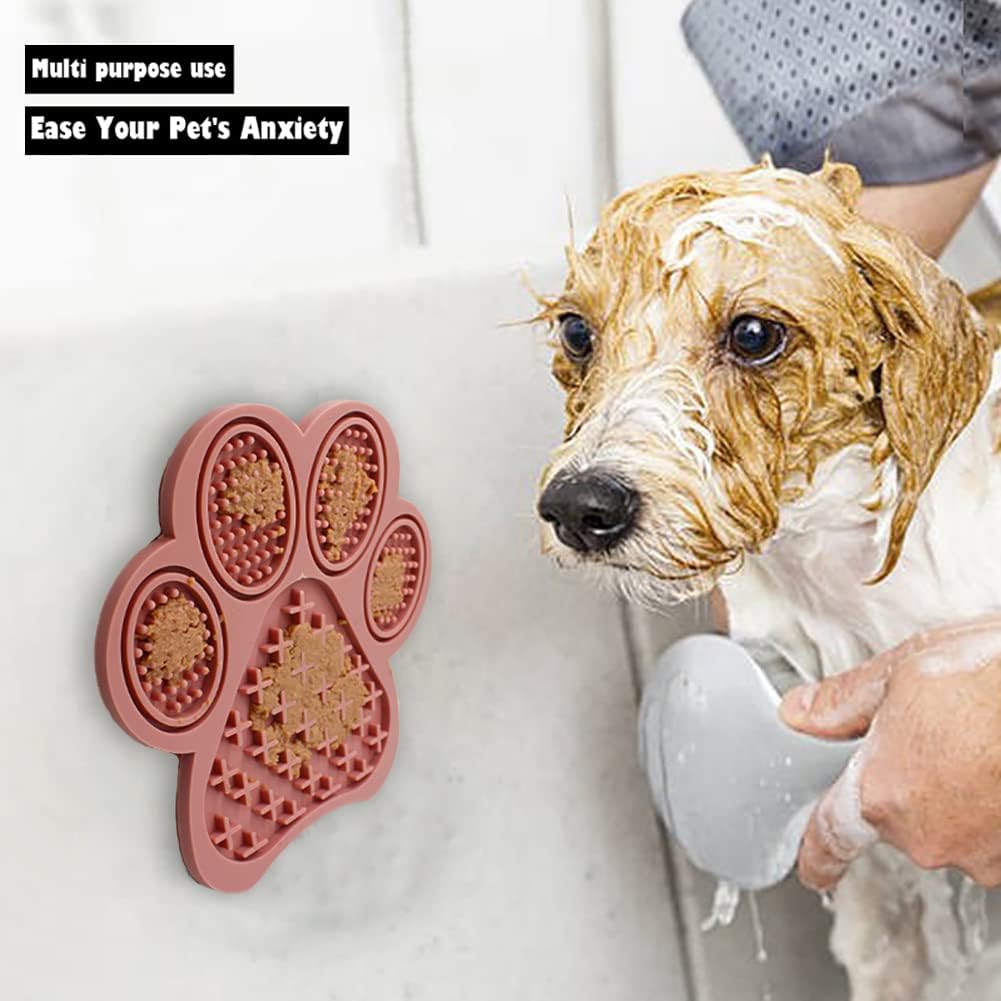 Lick Mat for Dogs and Cats, Premium Lick Pad with Suction Cups,Dog Slow Feeder Dowl Mat for Bathing