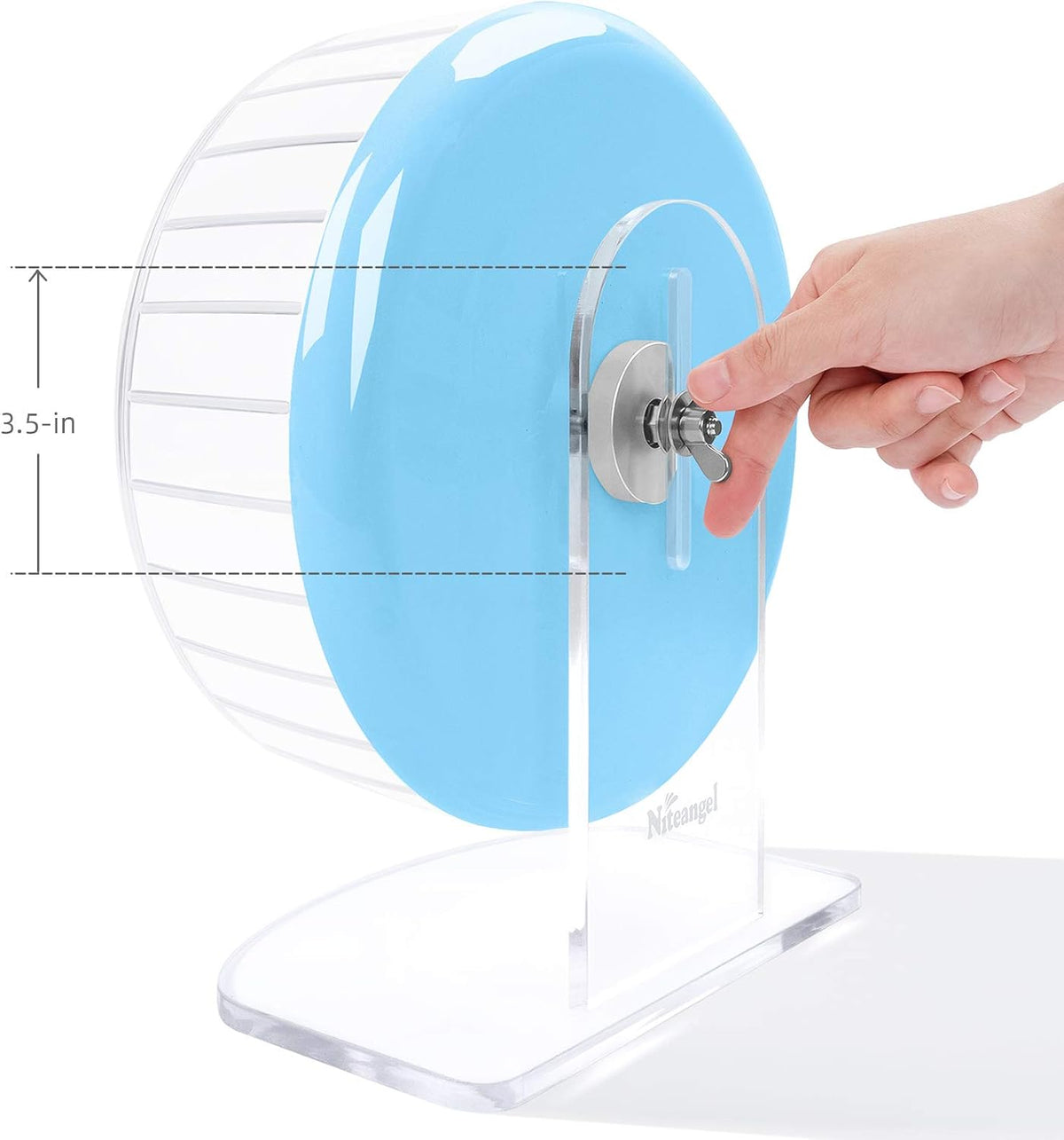 Niteangel Super-Silent Hamster Exercise Wheels: - Quiet Spinner Hamster Running Wheels with