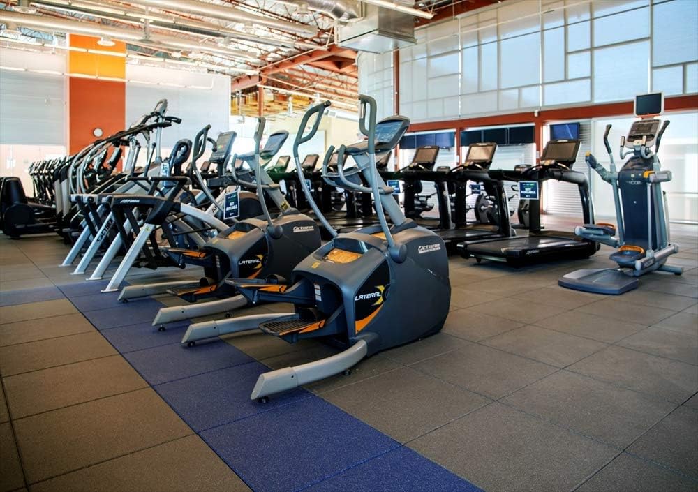 American Floor Mats - Extreme Rubber Gym Tiles - 1 Inch Thick Colorful Rubber Gym Tiles - Superior