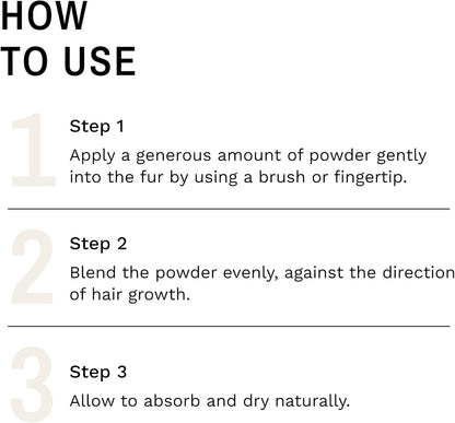 Eye Envy Tear Stain Remover Powder for Dogs and Cats. 100% Natural, Safe. Apply Around Eyes.