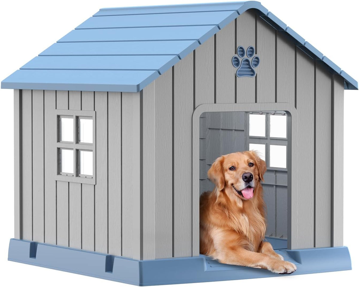 DRATO Dog House Indoor Outdoor for Small to Large Sized Dogs Indoor Outdoor Doghouse Puppy Shelter