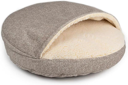 Snoozer Luxury Cozy Cave Dog Bed - Indoor Dog Bed with Cover Cave, Covered Calming Burrow for