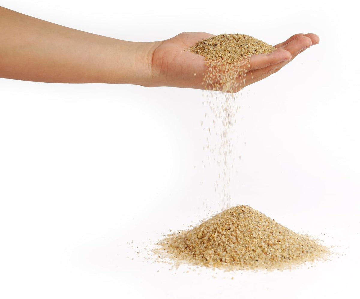 LANDEN Namale Aquarium Sand 2L(Approx 7 lbs), Super Natural for Aquarium Landscaping, Cosmetic Sand