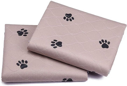 Washable Dog Pee Pads with Puppy Grooming Gloves,Puppy Pads,Reusable Pet Training Pads,Waterproof