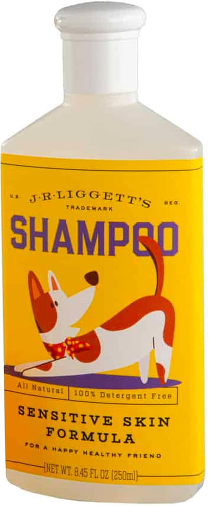 JR Liggett’s Natural Liquid Dog Shampoo for Sensitive Skin - 100% Detergent-Free, Non-GMO
