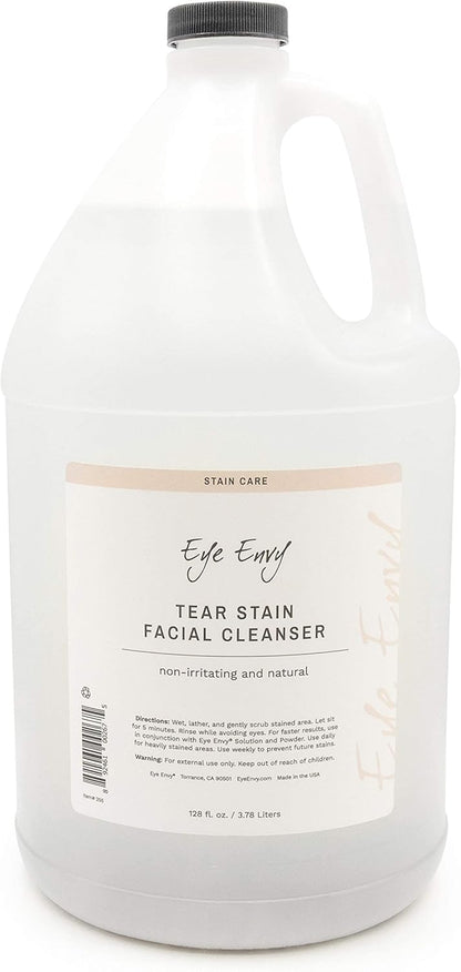 Eye Envy Tear Stain Facial Cleanser for Dogs and Cats. Washes Away Crusty Eye Debris, Eye Boogers