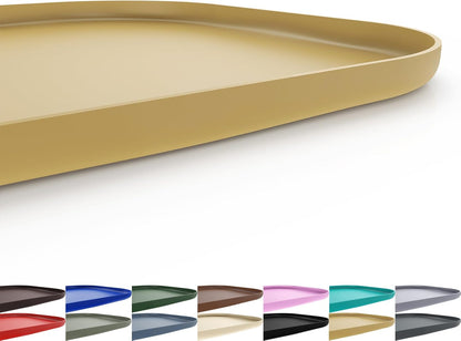 Silicone Pet Feeding Mat with Raised Edge for Food and Water, Dog Bowl Mats, Cat Bowls Placemat