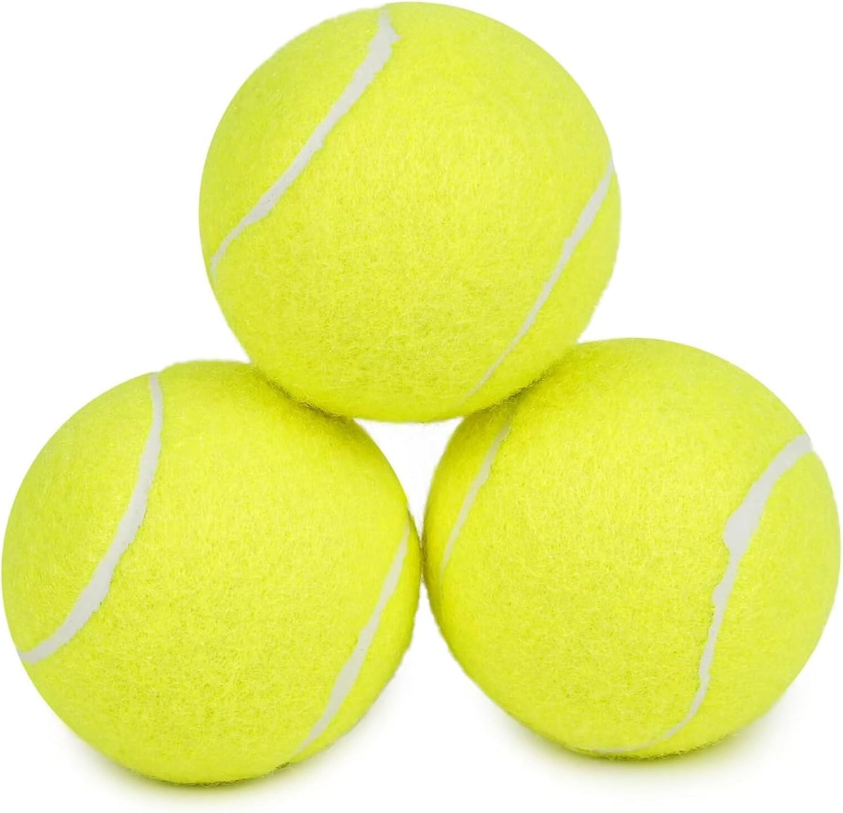 Prime Pets Tennis Balls for Dogs, 2.5 Inch Thick Bouncy Dog Ball, Interactive Dog Toys for Indoor