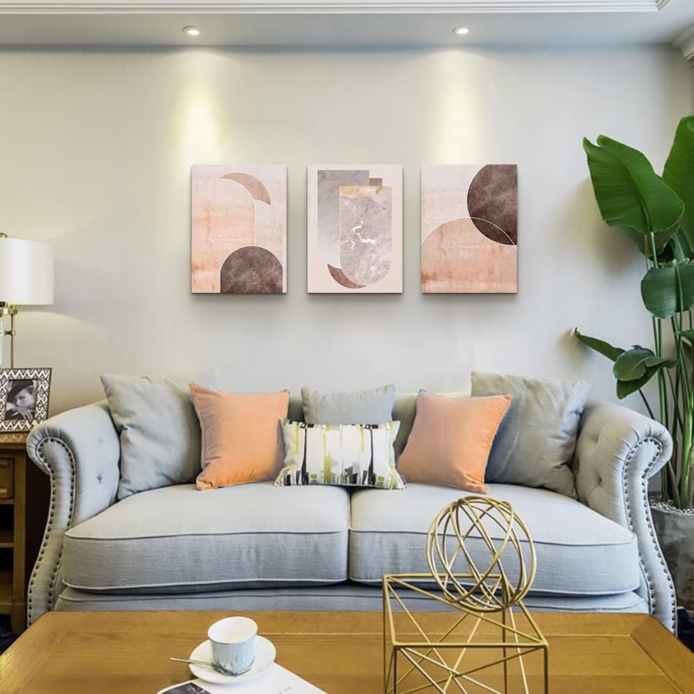 AHUASJART Boho Wall Decor Living Room Canvas Wall Art For Office Family Wall Decorations For