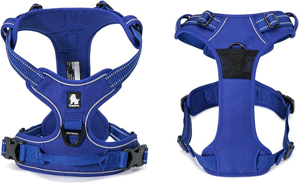 TRUE LOVE Adjustable No-Pull Dog Harness Reflective Pup Vest Harnesses Comfortable Control