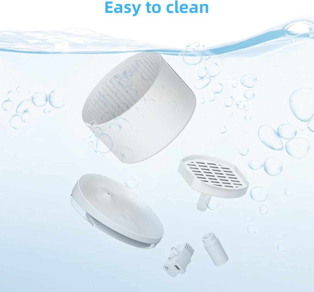 DOGNESS D06 Cat Water Fountain with Filter, Keep Water Fresh Automatic 3.2L Large Capacity Ultra