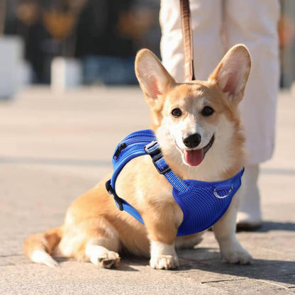 IDOMIK Dog Backpack Harness, No-Pull Dog Backpack with D-Ring for Small Medium Dogs, Cute Self