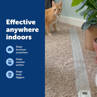 PetSafe ScatMat Indoor Pet Training Mats - Helps Prevent Furniture Climbing - Adjustable Correction