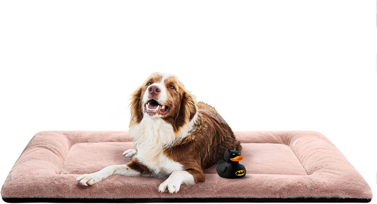 Dog Beds Crate Pad for Extra Large Dogs Ultra Soft Dog Crate Bed Washable & Anti-Slip Kennel Pad