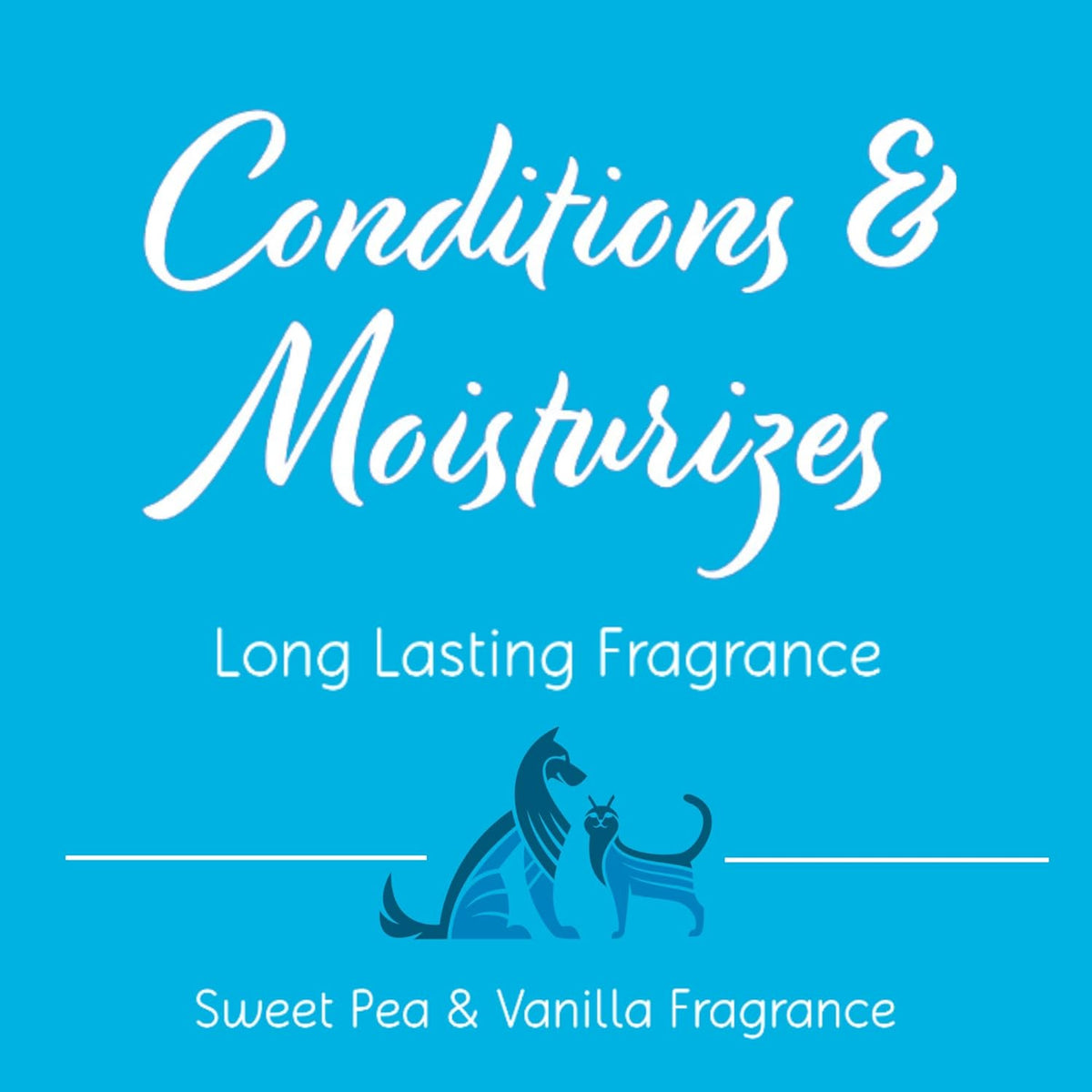 Nootie Sweet Pea Vanilla Daily Spritz for Dogs and Cats - Conditions and Moisturizes Fur, Long