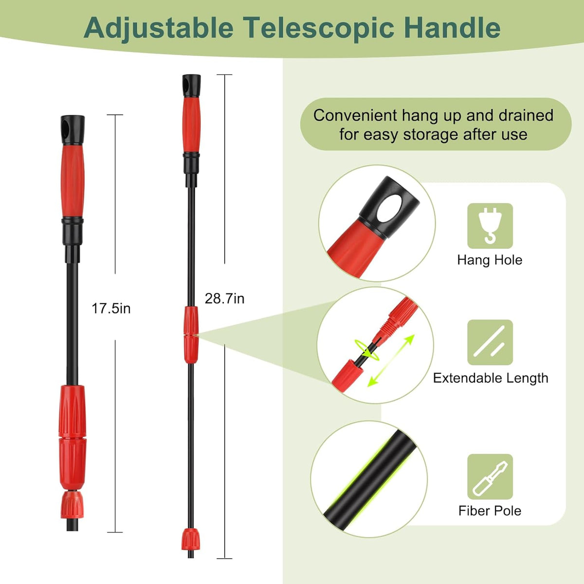 hygger Easy Clean Fish Tank Cleaner, 6 in 1 Aquarium Cleaning Tools Kit with Extendable Handle