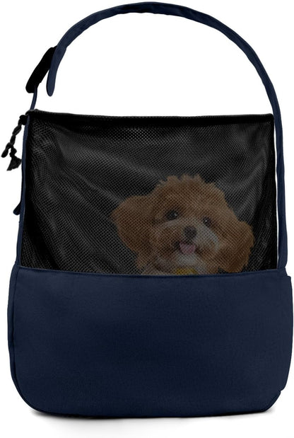Dog Sling Carrier for Small Dogs and Cats, Lightweight Collapsible Pet Travel Bag with Adjustable