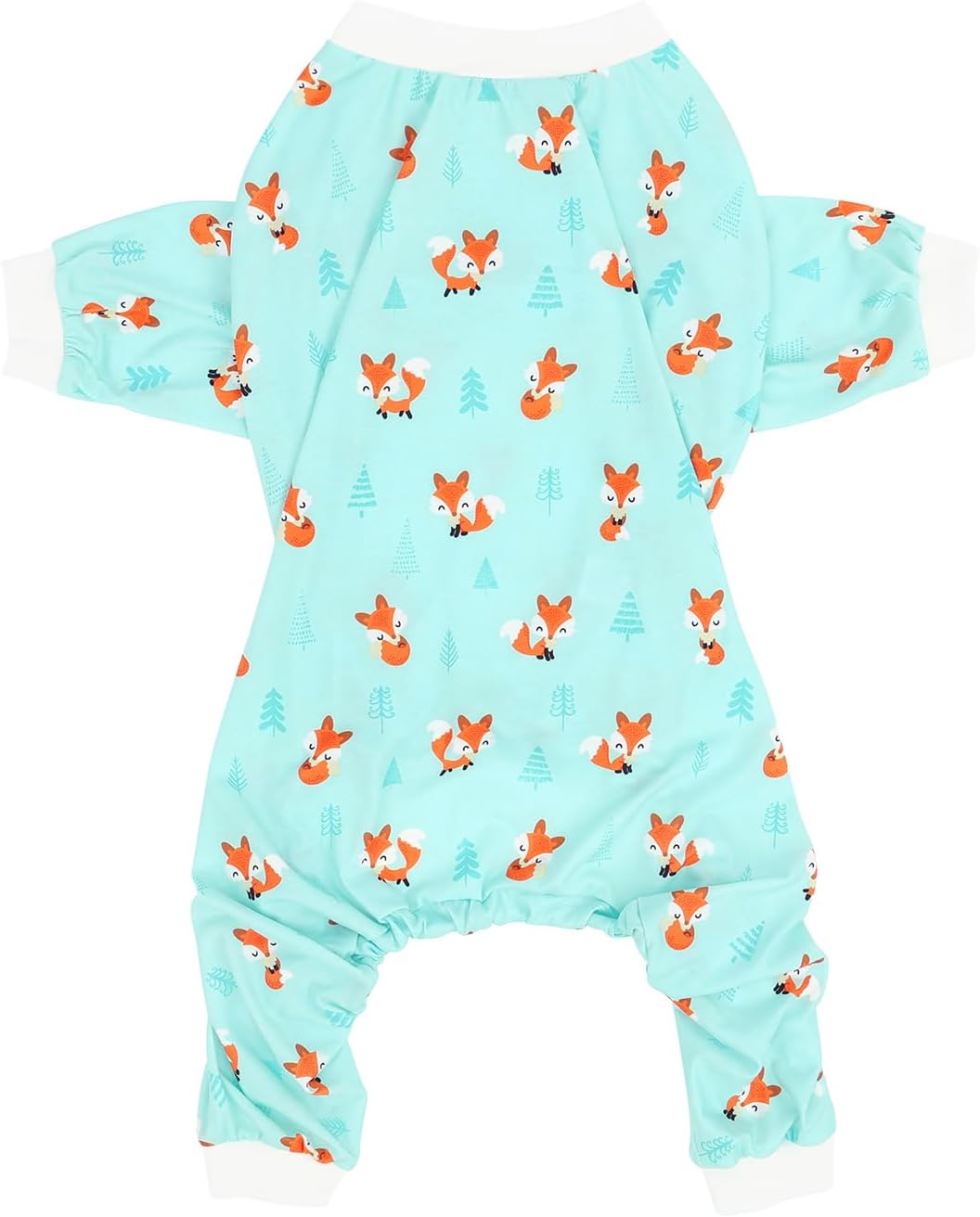 HDE Dog Pajamas One Piece Jammies Jumpsuit Pet Clothes Outfit Stretchy Lightweight Comfy Shirt Pjs
