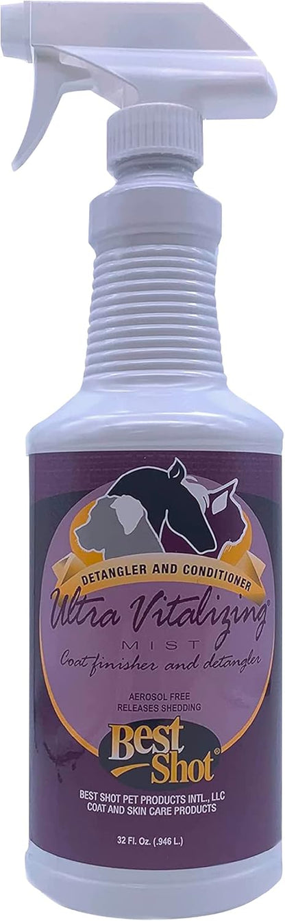Best Shot Ultra-Vitalizing Mist Detangler and Conditioner with Pet Coat Release Technology