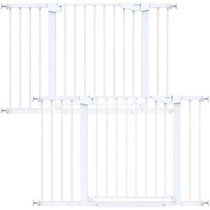 Cumbor 2 Pack 29.7"-48" Baby Gate for Stairs, Mom's Choice Awards Winner-Dog Gate for Doorways