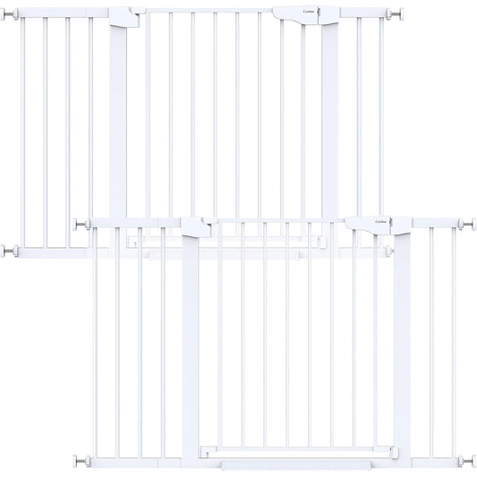 Cumbor 2 Pack 29.7"-48" Baby Gate for Stairs, Mom's Choice Awards Winner-Dog Gate for Doorways