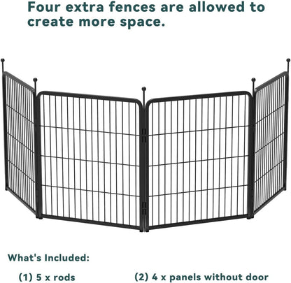 FXW Rollick Unleashed Dog Playpen for Indoor, Yard, RV Camping, 32 inch 4 Panels for Small and