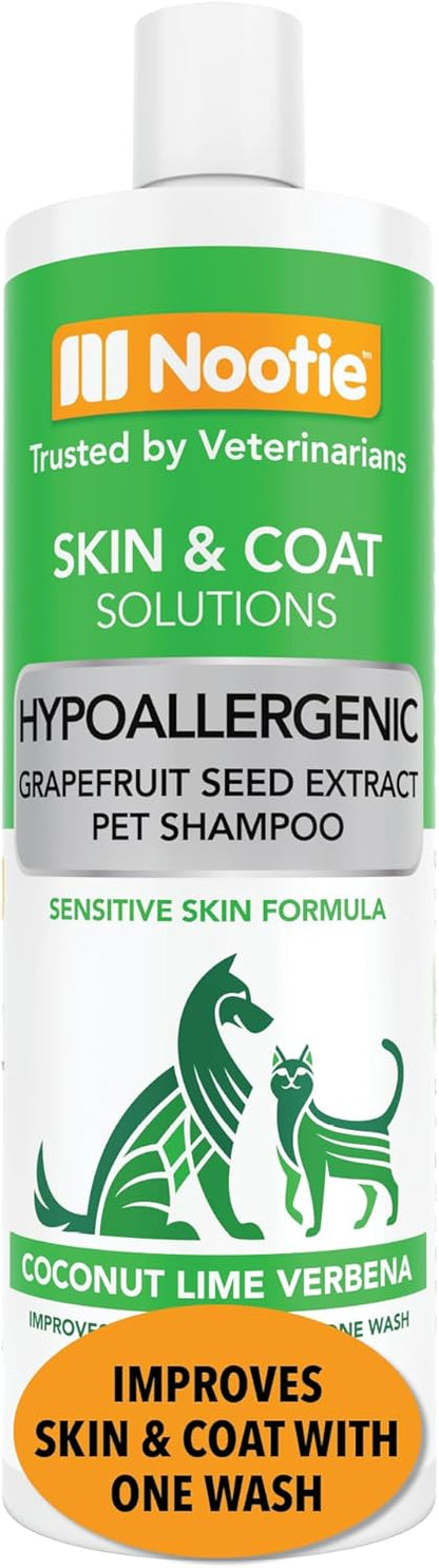 Nootie - Pet Shampoo for Sensitive Skin - Revitalizes Dry Skin & Coat - Natural Ingredients