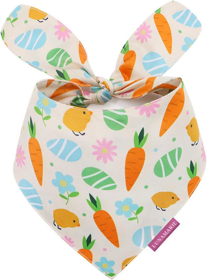 LunaMarie - Luxury Pet Birthday Bandanas -Premium & Silky Poly Fabric | 100% Handmade | Custom