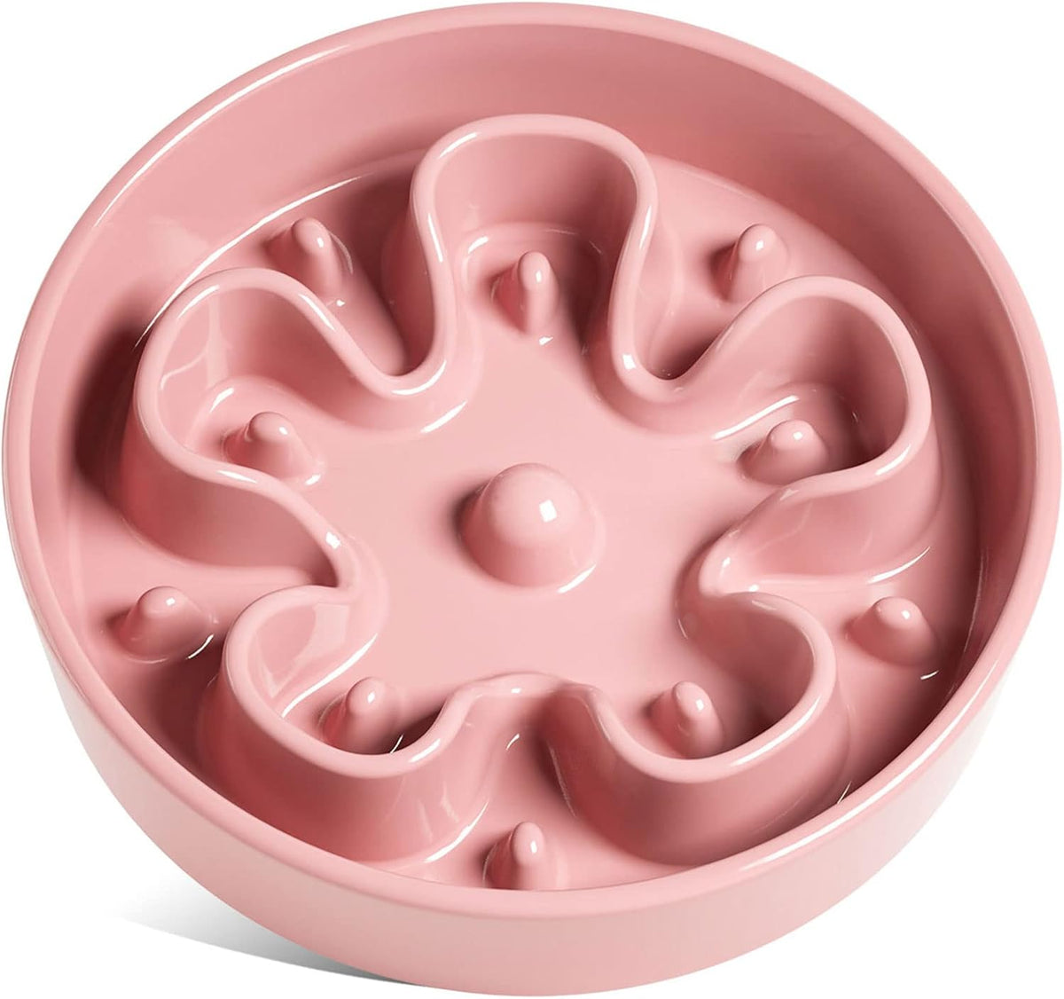 LE TAUCI Slow Feeder Dog Bowls Ceramic,3 Cups Slow Feeding Dog Bowl Medium Large Breed, Pet Bowl