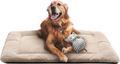 Dog Beds Crate Pad for Large Dogs Ultra Soft Dog Crate Bed Washable & Anti-Slip Kennel Pad for Dogs