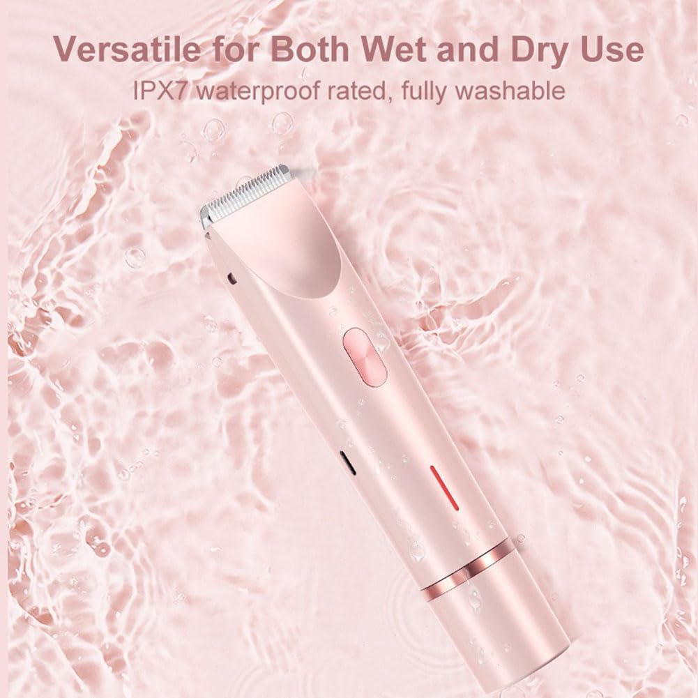 Bikini Trimmer for Women 2025 Upgrade Dual Head Shaver Women Ceramic Blades 2-in-1 Women's Body